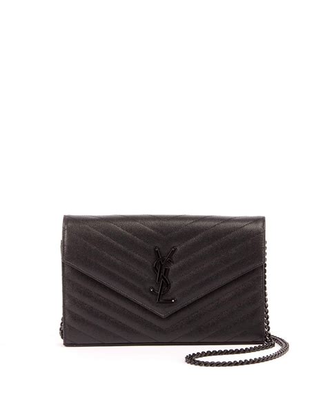 ysl woc so black|ysl monogramed wallet.